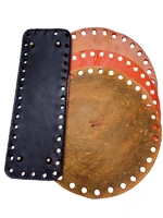 Base de Cuero Rectangular para Tejer – 21 x 28 cm