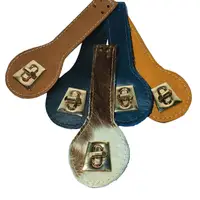 Cierre de Cuero con Broche Giratorio para Bolso