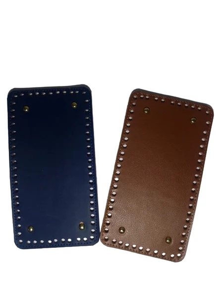 Base de Cuero Rectangular para Tejer – 21 x 28 cm