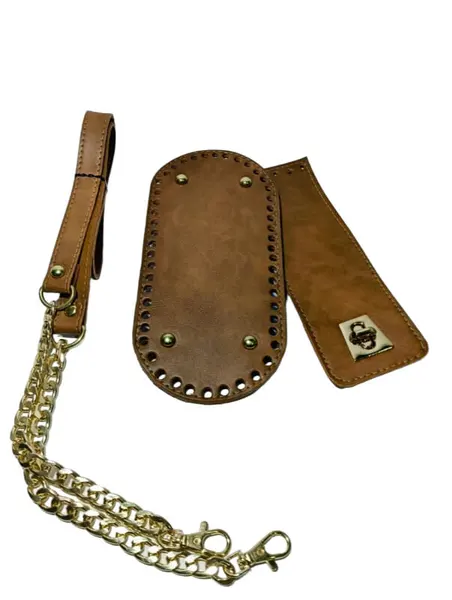 Kit de Cuero para Mochila (Base, Tapa y Correa)