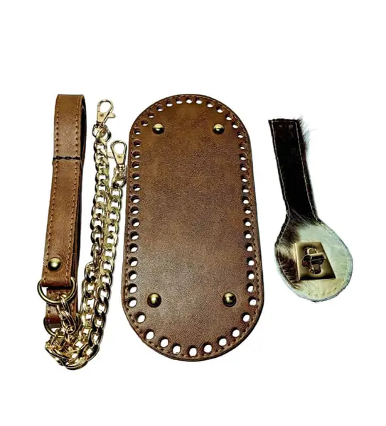 Kit de Cuero para Mochila (Base, Tapa y Correa)