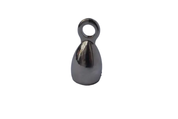 Terminal Campana para Borlas y Flecos - Plateado